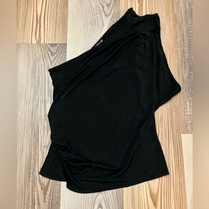 Express XS Black Off The Shoulder Top